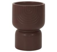 Bougie parfumée pot céramique SAHANA marron brume des bois