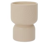 Bougie parfumée pot en céramique SAHANA ecru pivoine