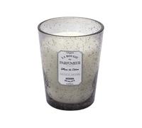 - Bougie parfumée pot en verre bulle gris clair 13 x 16 cm