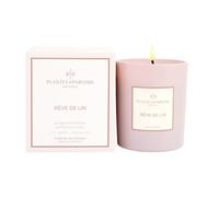 Bougie Parfumée Rêve de Lin avec Étui - Cire Végétale - Senteur Poudrée et Florale - Fabriquée en France - Parfums de Grasse - +90% d’Ingrédients d’Origine Naturelle - Idée Cadeau