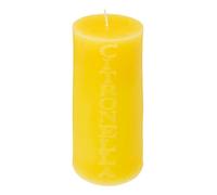 Bougie Parfumée Ronde ""Citronnelle"" 15cm Jaune