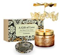 Bougie Parfumée Rotative Papillon - Cadeau Fête des Mères Anniversaire Femme Unique - Idée Cadeau Originale pour Maman, Soeur, Meilleure Amie, Grand-Mère