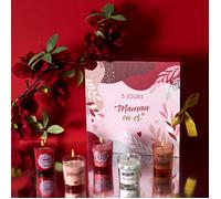 HOME DECO FACTORY - BO5481 - Bougie Parfumée X5 Calendrier Maman - Hauteur : 6.2 cm