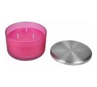 Bougie Parfumée Verrine "Tropical Fresh" 13cm Douceur Sucrée Rose G