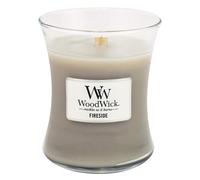 WoodWick | Bougie Moyenne | Fireside | Excellent cadeau pour les femmes