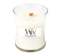 Bougie parfumée WoodWick Linen avec mèche en bois 85 g