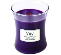 Bougie parfumée WoodWick Spiced Blackberry avec mèche en bois 275 g