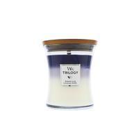 Bougie parfumée WoodWick Trilogy Evening Luxe avec mèche en bois 275 g