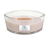 Bougie parfumée WoodWick Vanilla & Sea Salt avec mèche en bois 453,6 g