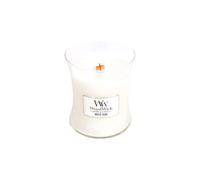 Bougie parfumée WoodWick White Teak avec mèche en bois 275 g
