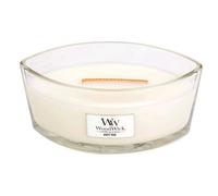 Bougie parfumée WoodWick White Teak avec mèche en bois 453,6 g