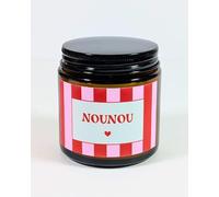 Bougie personnalisée | Cadeau maman noel, mamie, demande marraine, merci | Bougie parfumées | Cire de Soja 100% naturelle - 25H combustion | TE Whaka (Nounou)