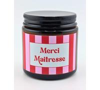 Bougie personnalisée | Cadeau maman noel, mamie, demande marraine, merci | Bougie parfumées | Cire de Soja 100% naturelle - 25H combustion | TE Whaka (Maitresse)