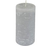 Bougie Pilier Déco Rustique 10cm Gris