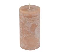 Bougie Pilier Déco Rustique 10cm Taupe