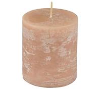Bougie Pilier Déco Rustique 7cm Taupe