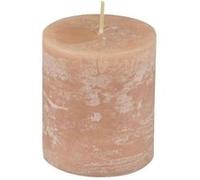 Bougie Pilier Déco Rustique 7cm Taupe