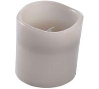 Bougie Pilier LED "Whisper" 10cm Gris Clair Gris G
