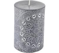 Bougie Pilier Mandala Graphic Ethnic 10cm Noir