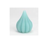 Bougie Poire 7,5 x 10 cm bleu azur (lot de 6) - - Bleu - Cire