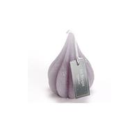 Bougie poire 7,5 x 10 cm gris (lot de 6) - - Gris - Cire