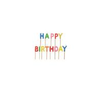 Bougie pour gâteau d'anniversaire 'Happy Birthday'