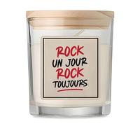 Bougie Rock toujours | Candle | Idée Cadeau Anniversaire Fête Original Famille Travail Départ Collègue Retraite Noël