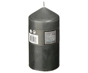 Bougie Ronde Basic 14cm Gris