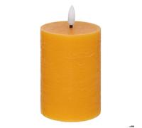 Bougie ronde LED Molia 7x13cm jaune - Atmosphera Créateur d'intérieur
