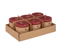 Bougie ronde OLIA - Rouge