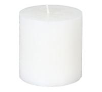 Bougie Ronde ""Rustic"" 7cm Blanc