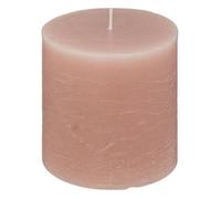 Atmosphera Bougie cylindrique Rustic 10 cm Rose clair