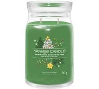 Yankee Candle – Bougie signature – Arbre de Noël scintillant – Vert – Grand pot