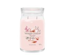 Bougie signature Yankee Candle Pink Sands grand modèle 567 g