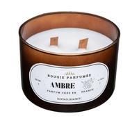 Bougie SNOW - Ambre - H. 8 cm