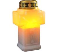 Bougie Solaire LED, Lanterne Funéraire pour Cimetière, Bougie Cimetiere Solaires Funéraire Rouge ou Blanc Forme de multi PHOTOPHORE