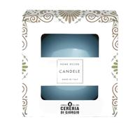 Bougie sphère décorative laquée diamètre 10 cm - Durée 49 heures - Couleur Dusty Blue - Coffret cadeau - Cereria Di Giorgio