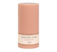 Bougie striée parfumée rose H18, 1000g 9x18x9cm Rose