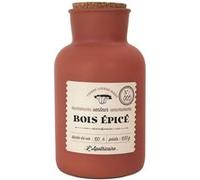 Bougie teracotta parfumée avec couvercle en liège (H27 cm) senteur bois épicé - - ALTOBUY Rouge G