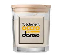 Bougie Totalement accro à la danse | Candle | Idée Cadeau Anniversaire Fête Original Famille Travail Départ Collègue Retraite Noël