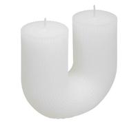 Atmosphera - Bougie en u demi 400g blanc