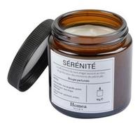 Homéa, Bougie Verrine avec Couvercle D6,3 x H7 cm Moderne Apothicaire Parfum Serenite