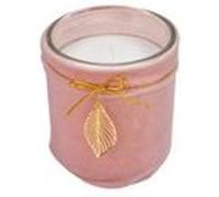 Bougie verrine parfumée - Boudoir gold - D 7,7 cm x H 8 cm - Rose Rose G
