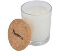 Bougie verrine parfumée - Forêt Tropicale - D 5,5 cm x H 6,7 cm - Blanc Blanc G