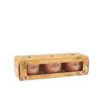 Bougie votive en verre Yankee Candle Tropical Breeze 3 x 37 g