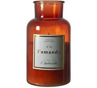 Bougie XXL en verre marron parfum amande (H25cm) - - ALTOBUY Marron G