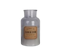 Bougie XXL en verre parfum fleur de coton (H25,5cm) - -