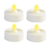 Lunartec Lot de 4 bougies ''chauffe-plat'' à LED