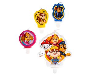 Bougies anniversaire - AMSCAN - Pat' Patrouille - Multicolore - Lot de 4 - Sous licence officielle