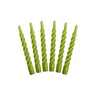 Bougies avec un Twist®, Fabriqué en Italie, 25 Couleurs Disponibles, Bougies de Dîner, Bougies Torses à Combustion Longue Durée 5 Heures, Bougies Coniques, Laquées, Coffret Cadeau de Bougies Non